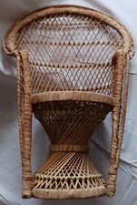 Petit fauteuil osier rotin - petit,