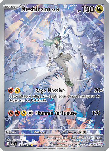 Carte pokémon reshiram - pokémon,