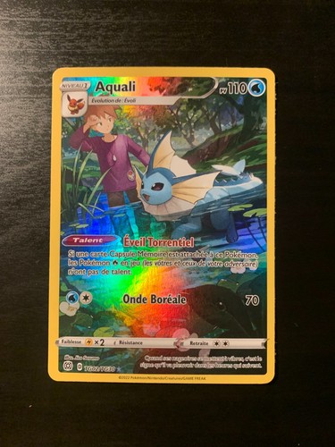 Carte pokémon aquali - carte,