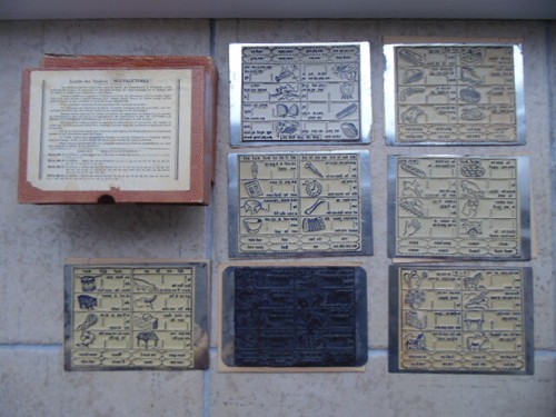 Timbres multilectures vintage - timbres,