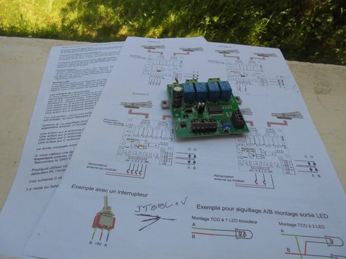 Module commande aiguillages - module,