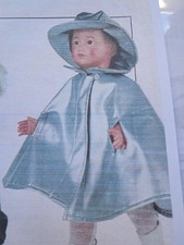 patron poupée  mars 1991  cape de pluie et chapeau modèle  janvier 1954 M. et T.