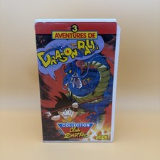 VHS - cassette video  - 3 aventures de dragon ball - collection club dorothée