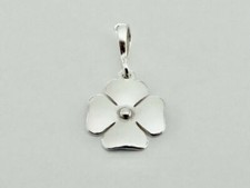 Pendentif trèfle en argent