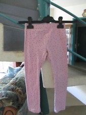 Leggings rose étoiles noir