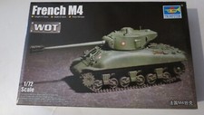 maquette char  French M4 Sherman trumpeter 1/72
