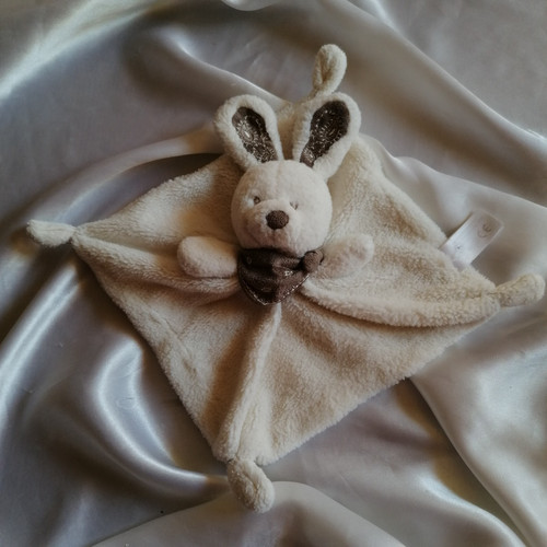 Doudou lapin blanc - doudou, simba