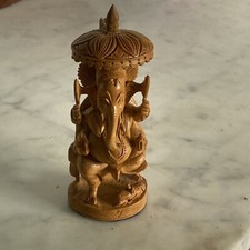 Ganesh sculpture bois - ganesh,