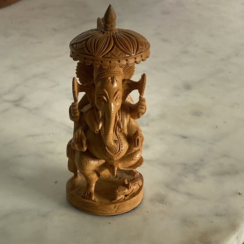 Ganesh sculpture bois - sculpture,