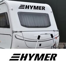 1 Autocollant HYMER TAILLE XXL 125 x 17 cm Camping Car Caravane Van Noir
