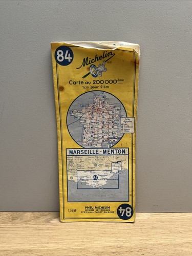 Ancienne carte routière - carte,