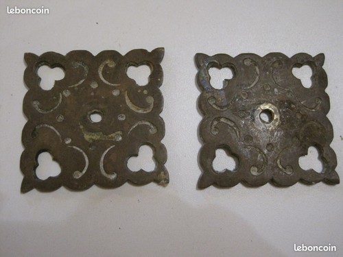 Anciennes bobeche laiton - bobeche, en