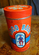 Ancienne Boite tôle  Coco Boer Réglisse avec 70% contenant! H=8 cm * T Bon Etat