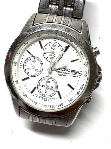 Montre seiko chronographe 100m - chronographe,