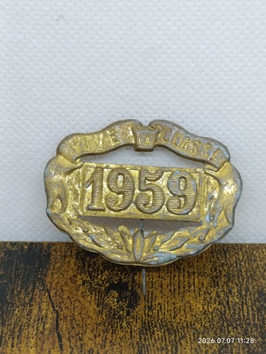 Insigne epinglette conscrit - epinglette,