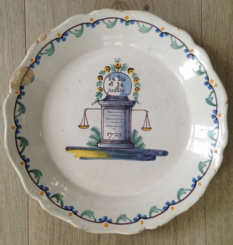 Belle assiette faience - belle,