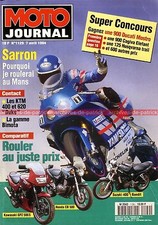 MOTO JOURNAL 1129 KAWASAKI GPZ 500 S HONDA CB KTM 620 Duke SUZUKI GSX Bandit 400
