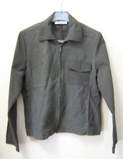 Joli BLOUSON kaki bi-matière Armand Thierry, Taille 36