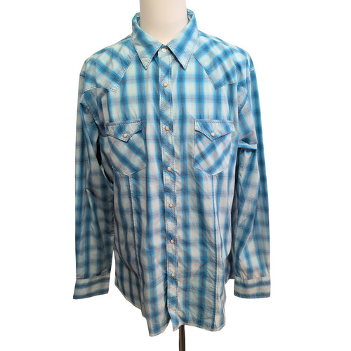 Chemise wrangler western homme - chemise,