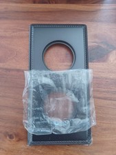 Plaque, Façade Laiton Antracite Fontini Venezia 2 Éléments, Prise, Interrupteur