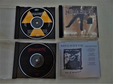 MEGADETH Rare Lot CD PROMO (Metallica Slayer Soulfly Kreator Sepultura Testament