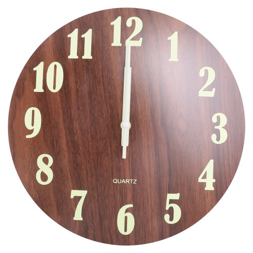 Horloge murale lumineuse - 2x(horloge,