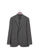 Sartoria Partenopea Napoli Fait à la Main Gris Costume Laine 180's 44 Eu / 54 7R