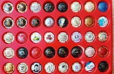 lot de 40 capsules de champagne "FATIGUÉES" avec plateau OFFERT ! Belles côtes !