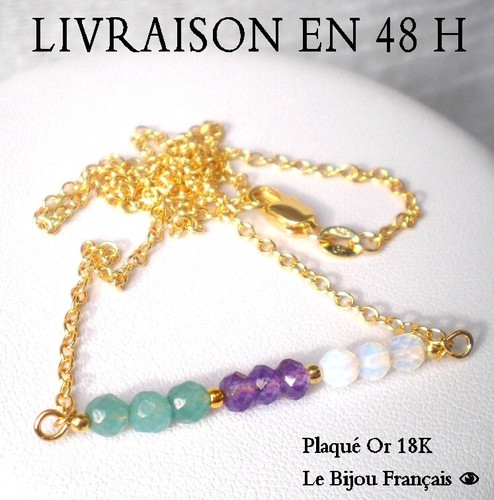 18k plaqué aigue marine - 18k,