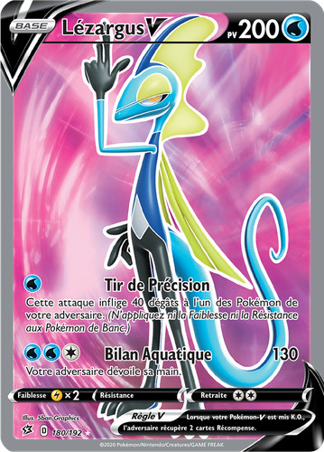 Carte pokémon lézargus - carte,