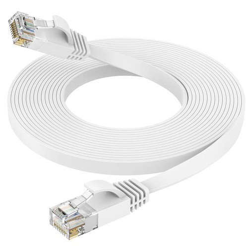 Câble ethernet cat6 plat rj45 - ethernet,