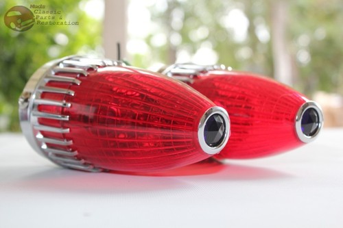 Cadillac red blue dot - 59, tail