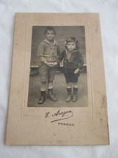 CDV photo contrecollée sur