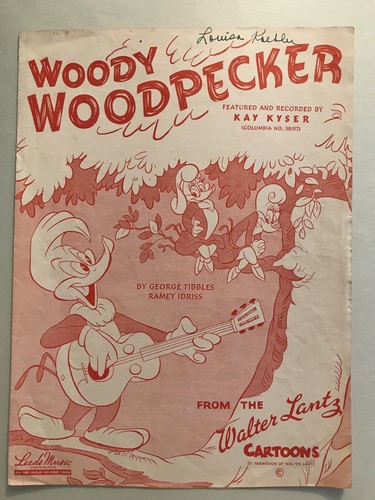Woody woodpecker sheet music - woodpecker,