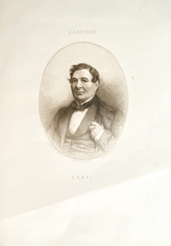 Gravure acteurs arnal - , "