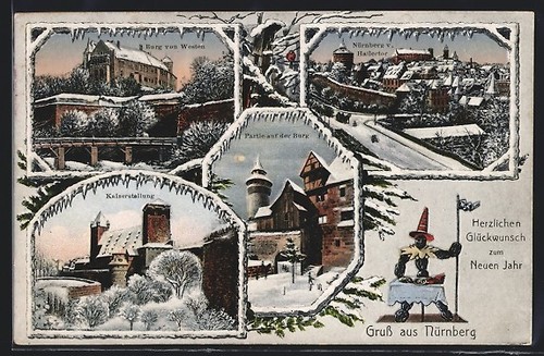 Carte postale nuremberg - postale,