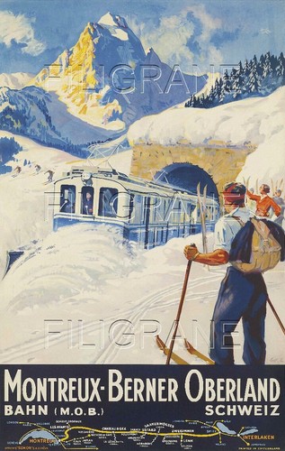Montreux berner train suisse - montreux,