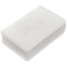  20 Pcs Porte Carte Plastique