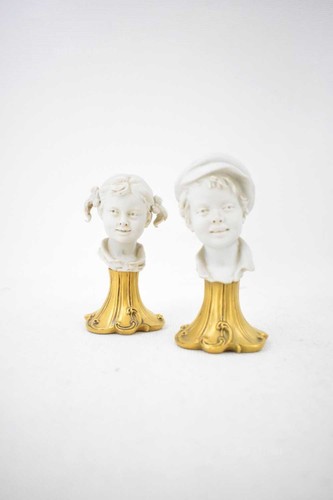 Pair porcelain child - porcelain,