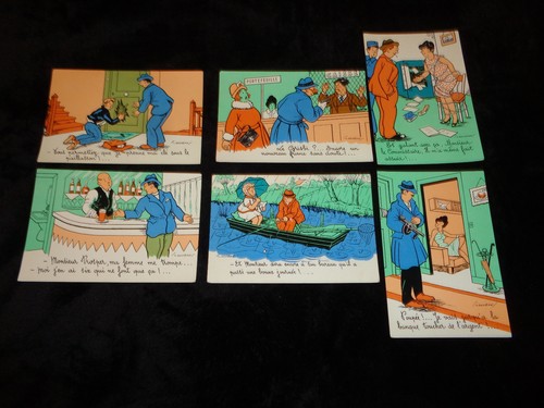 Lot cpa humoristiques - 6,