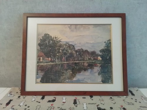 Paysage riviére daniel de - ,