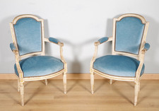 Paire fauteuils peints - paire,