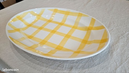 Plat ovale ancien - , moulin