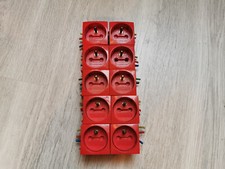Lot de 10 prises 230V rouge Rehau Conexel