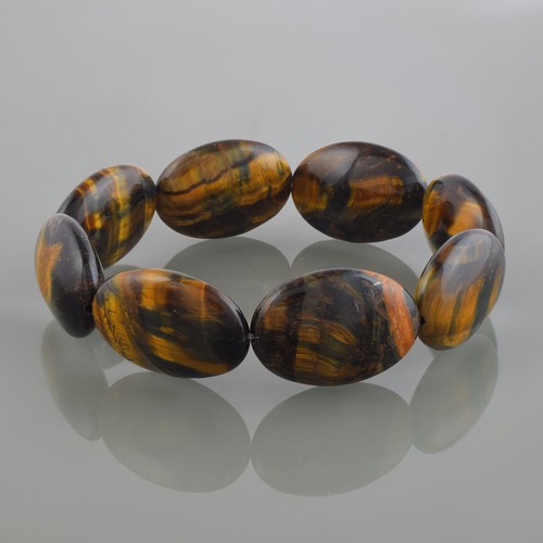 Naturel tigre eye - eye, ovale