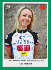 CYCLISME carte cycliste LISE