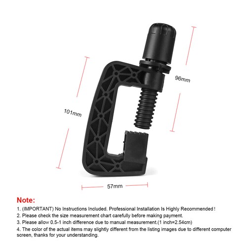 Pince fixation noire du - pince,