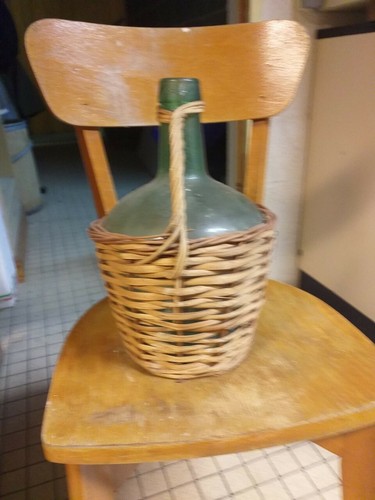 Ancienne bouteille verre - ancienne, en