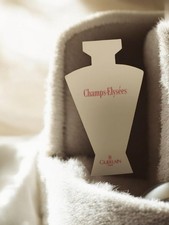 Carte publicitaire parfum ancienne collection, objet vintage pour amateur parfum