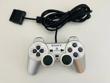 Manette Sony PS2 DualShock 2 Officielle SCPH-10010 – Argentée Silver Fonctionnel